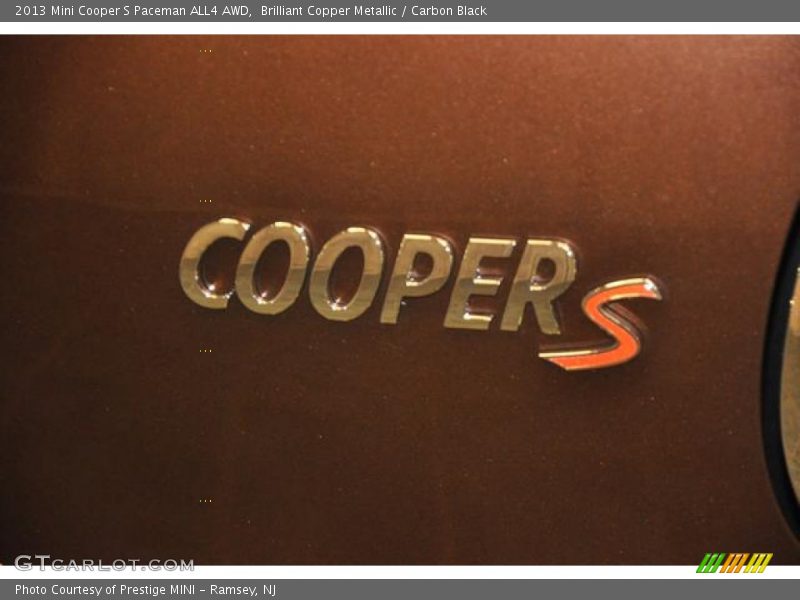 Brilliant Copper Metallic / Carbon Black 2013 Mini Cooper S Paceman ALL4 AWD
