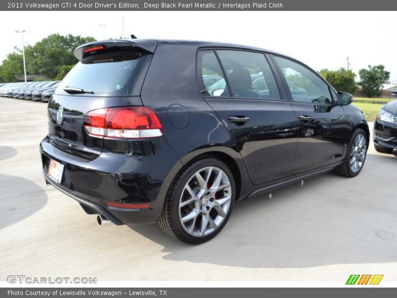 Deep Black Pearl Metallic / Interlagos Plaid Cloth 2013 Volkswagen GTI 4 Door Driver's Edition