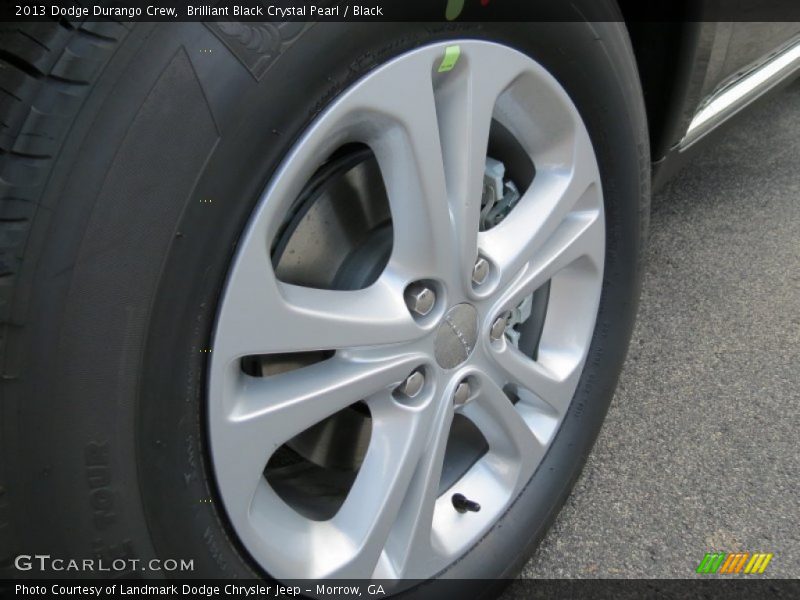 Brilliant Black Crystal Pearl / Black 2013 Dodge Durango Crew