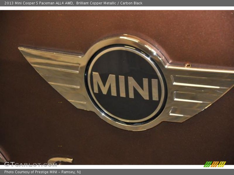 Brilliant Copper Metallic / Carbon Black 2013 Mini Cooper S Paceman ALL4 AWD