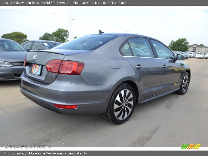 Platinum Gray Metallic / Titan Black 2013 Volkswagen Jetta Hybrid SEL Premium