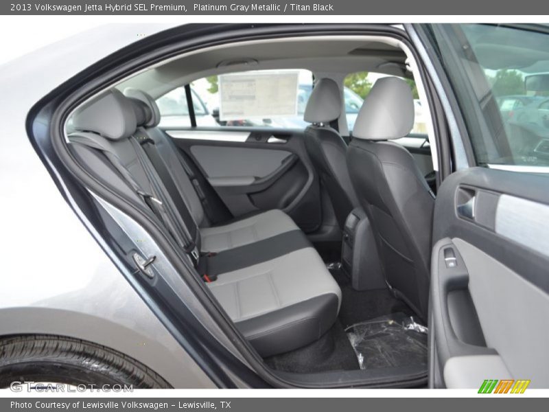 Platinum Gray Metallic / Titan Black 2013 Volkswagen Jetta Hybrid SEL Premium