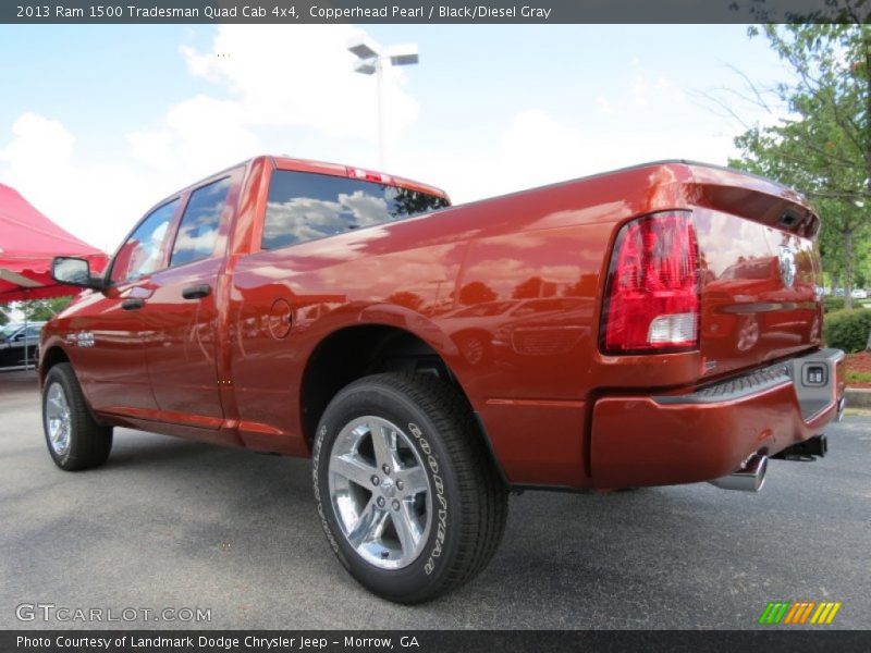 Copperhead Pearl / Black/Diesel Gray 2013 Ram 1500 Tradesman Quad Cab 4x4