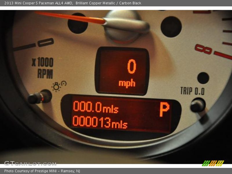Brilliant Copper Metallic / Carbon Black 2013 Mini Cooper S Paceman ALL4 AWD