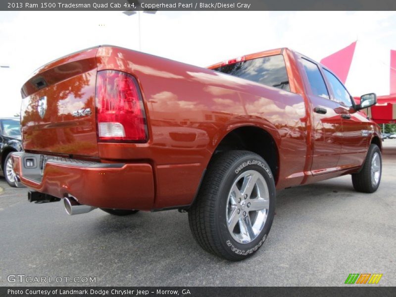Copperhead Pearl / Black/Diesel Gray 2013 Ram 1500 Tradesman Quad Cab 4x4