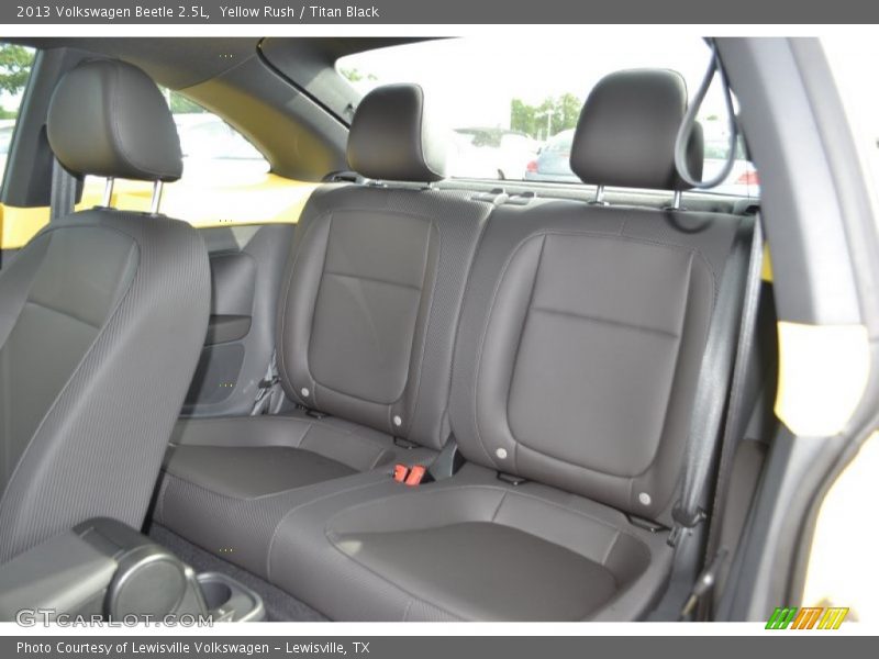 Yellow Rush / Titan Black 2013 Volkswagen Beetle 2.5L