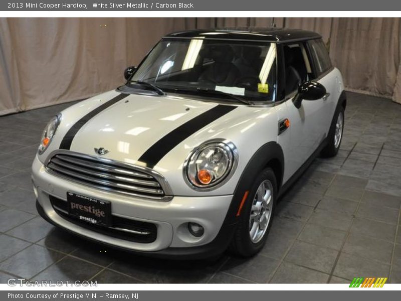 White Silver Metallic / Carbon Black 2013 Mini Cooper Hardtop