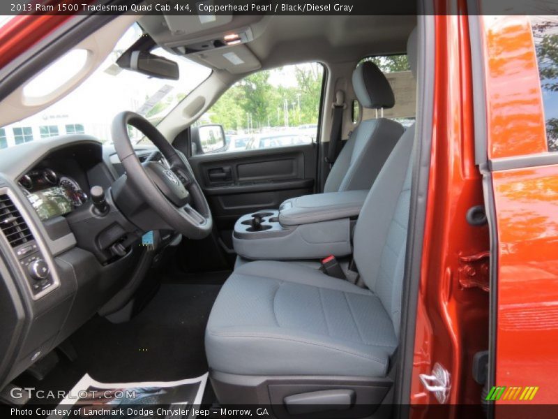 Copperhead Pearl / Black/Diesel Gray 2013 Ram 1500 Tradesman Quad Cab 4x4