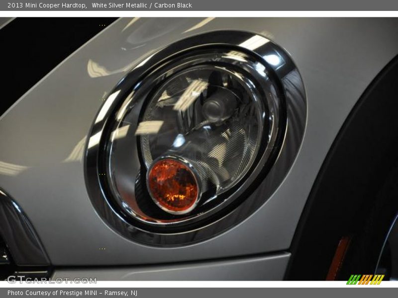 White Silver Metallic / Carbon Black 2013 Mini Cooper Hardtop