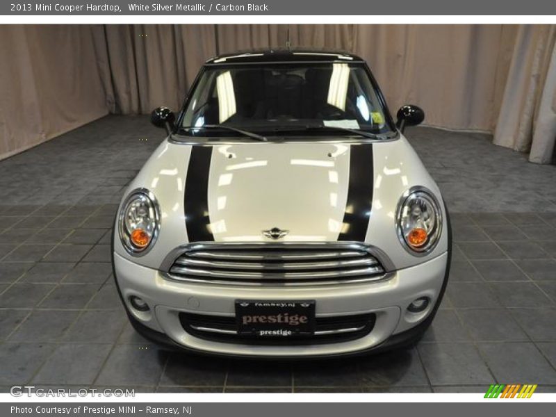 White Silver Metallic / Carbon Black 2013 Mini Cooper Hardtop