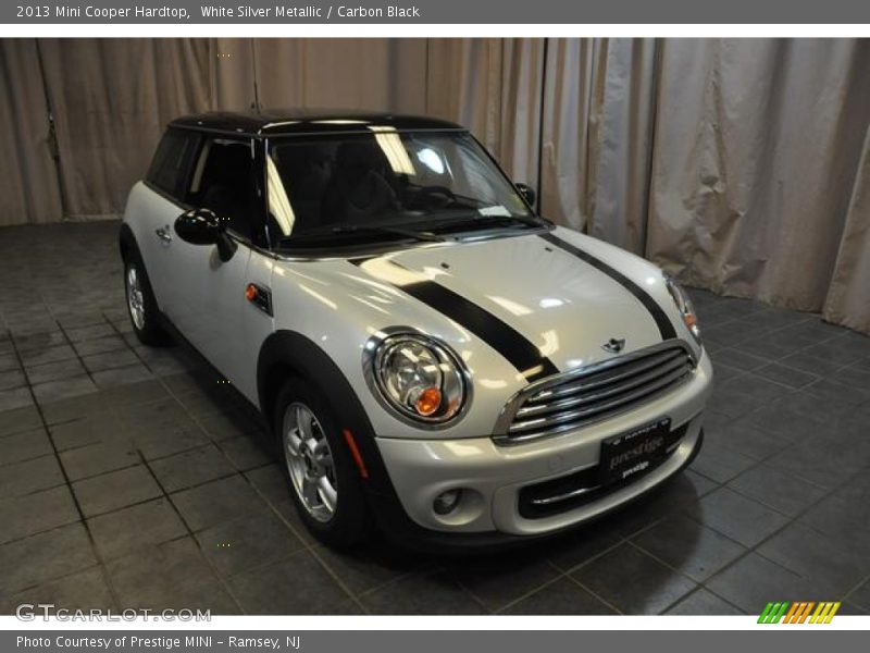 White Silver Metallic / Carbon Black 2013 Mini Cooper Hardtop