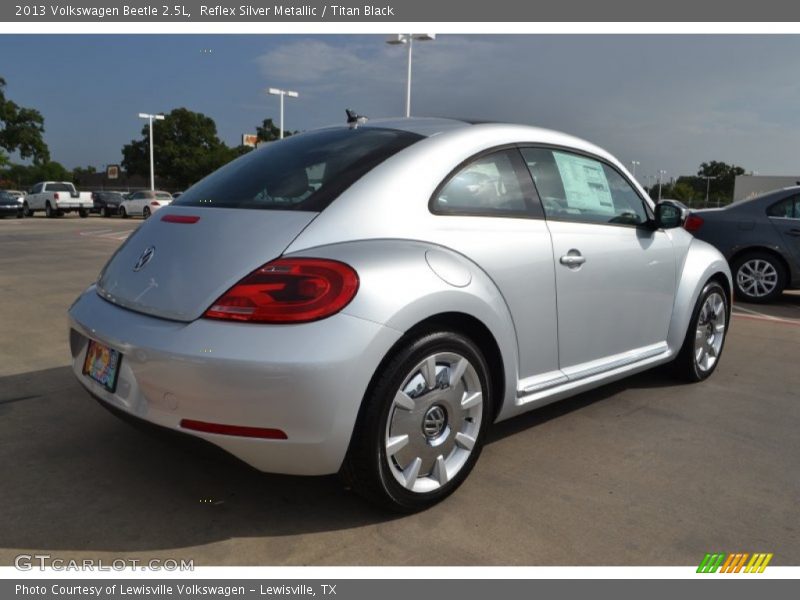 Reflex Silver Metallic / Titan Black 2013 Volkswagen Beetle 2.5L