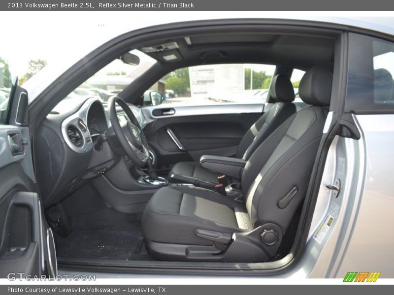 Reflex Silver Metallic / Titan Black 2013 Volkswagen Beetle 2.5L