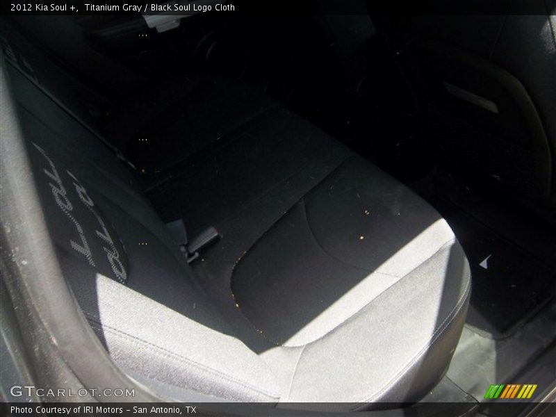 Titanium Gray / Black Soul Logo Cloth 2012 Kia Soul +
