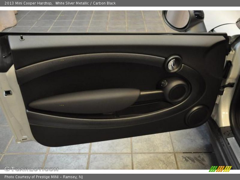 White Silver Metallic / Carbon Black 2013 Mini Cooper Hardtop