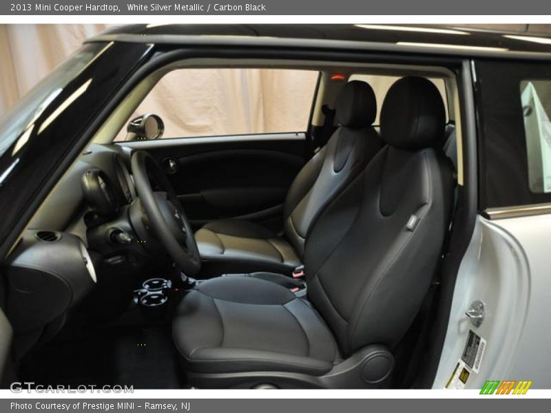White Silver Metallic / Carbon Black 2013 Mini Cooper Hardtop