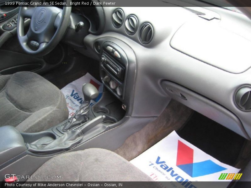 Bright Red / Dark Pewter 1999 Pontiac Grand Am SE Sedan
