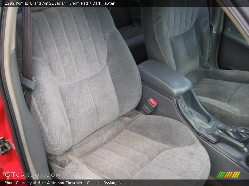 Bright Red / Dark Pewter 1999 Pontiac Grand Am SE Sedan