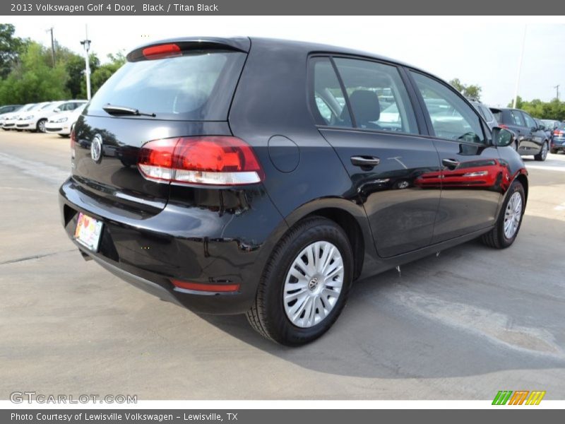 Black / Titan Black 2013 Volkswagen Golf 4 Door