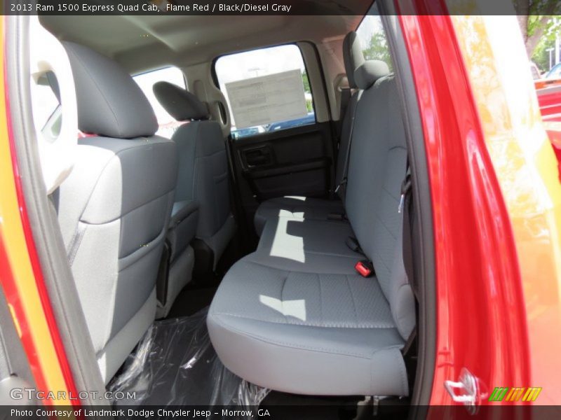 Flame Red / Black/Diesel Gray 2013 Ram 1500 Express Quad Cab