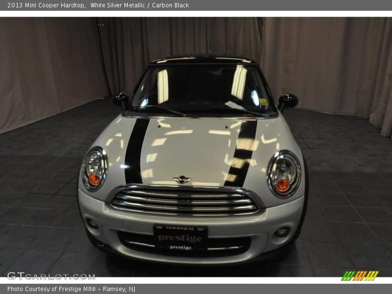 White Silver Metallic / Carbon Black 2013 Mini Cooper Hardtop