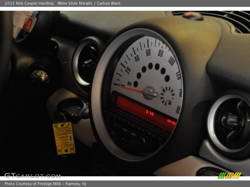 White Silver Metallic / Carbon Black 2013 Mini Cooper Hardtop