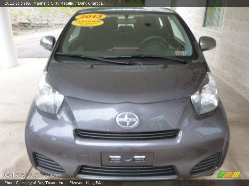 Magnetic Gray Metallic / Dark Charcoal 2013 Scion iQ