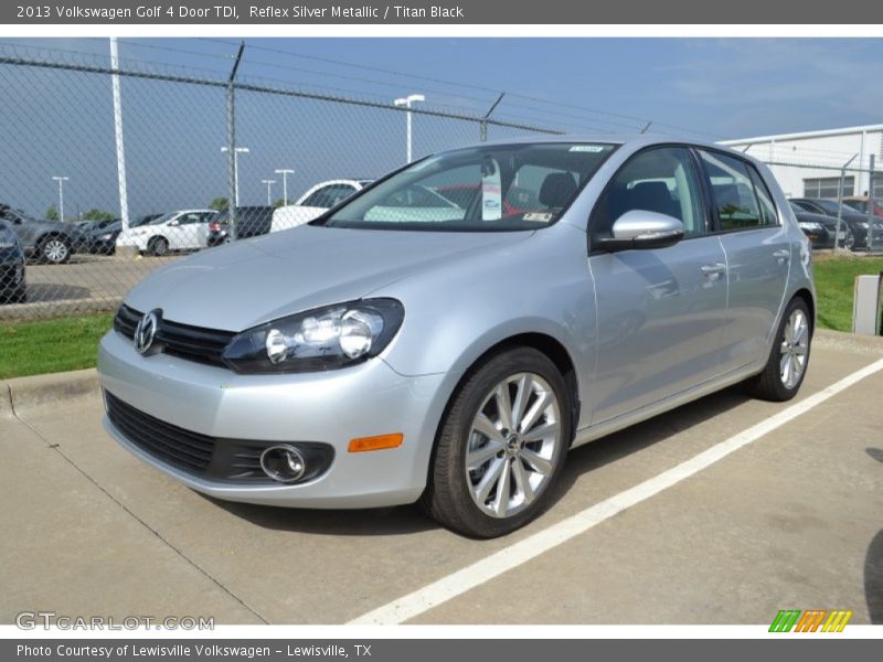 Reflex Silver Metallic / Titan Black 2013 Volkswagen Golf 4 Door TDI