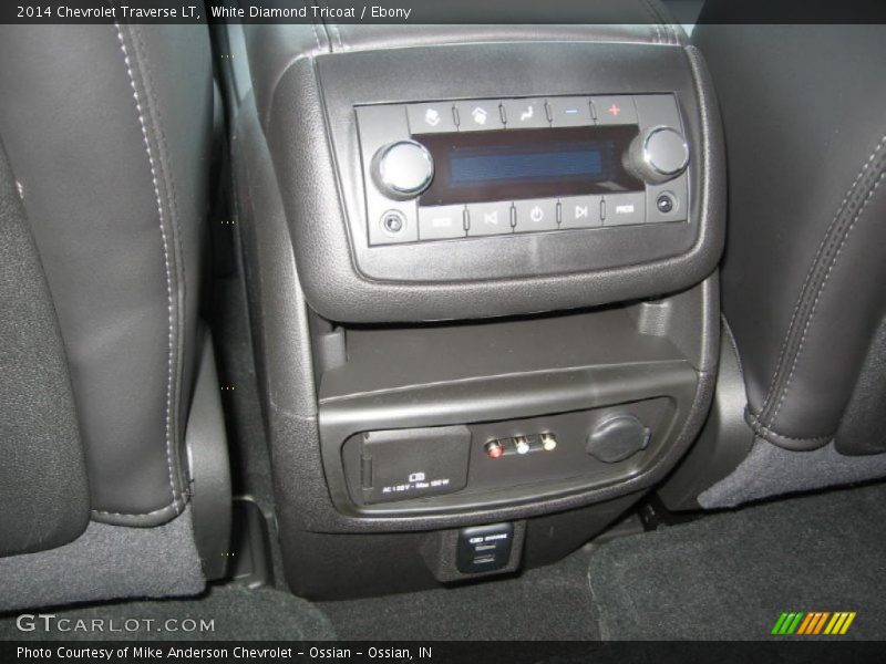 White Diamond Tricoat / Ebony 2014 Chevrolet Traverse LT