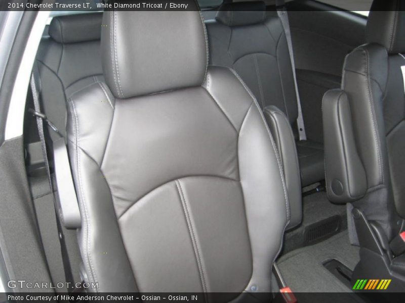 White Diamond Tricoat / Ebony 2014 Chevrolet Traverse LT