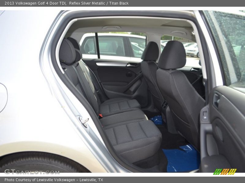 Reflex Silver Metallic / Titan Black 2013 Volkswagen Golf 4 Door TDI