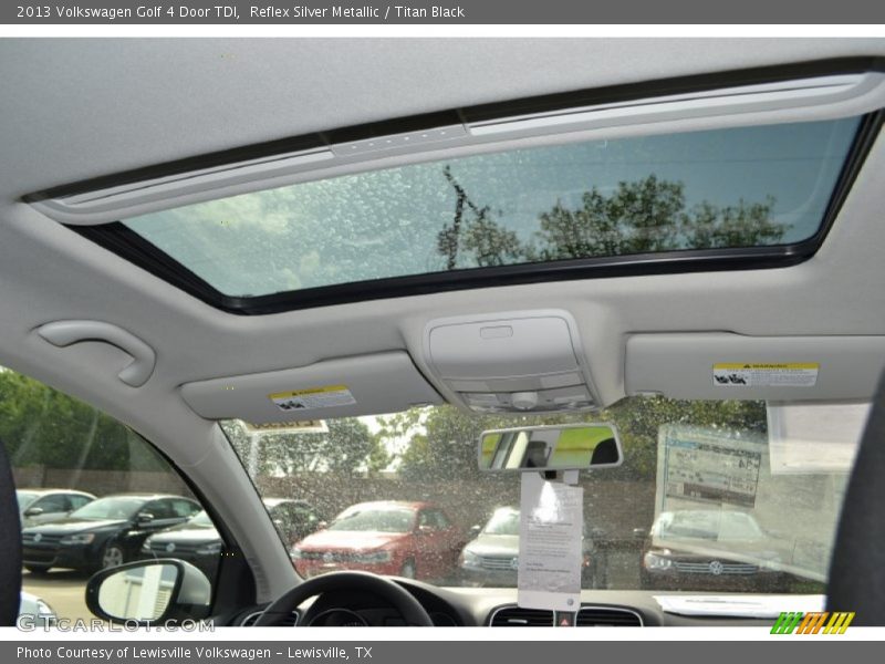 Reflex Silver Metallic / Titan Black 2013 Volkswagen Golf 4 Door TDI