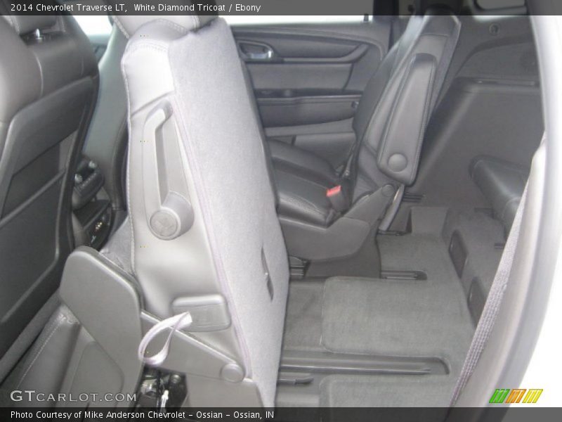 White Diamond Tricoat / Ebony 2014 Chevrolet Traverse LT