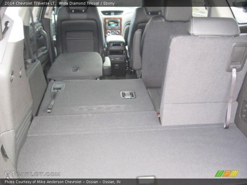 White Diamond Tricoat / Ebony 2014 Chevrolet Traverse LT