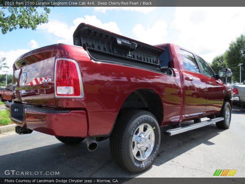 Deep Cherry Red Pearl / Black 2013 Ram 2500 Laramie Longhorn Crew Cab 4x4