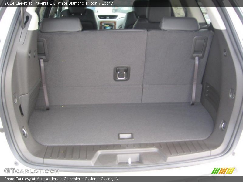 White Diamond Tricoat / Ebony 2014 Chevrolet Traverse LT