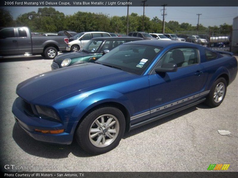 Vista Blue Metallic / Light Graphite 2006 Ford Mustang V6 Deluxe Coupe