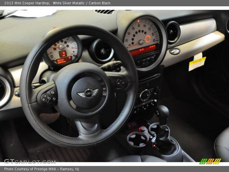 White Silver Metallic / Carbon Black 2013 Mini Cooper Hardtop
