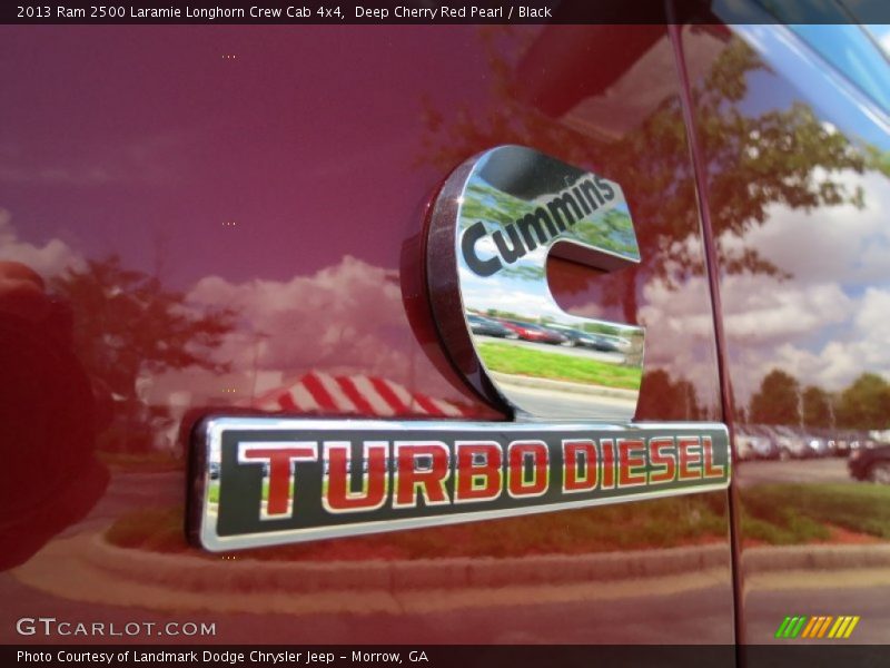 Deep Cherry Red Pearl / Black 2013 Ram 2500 Laramie Longhorn Crew Cab 4x4