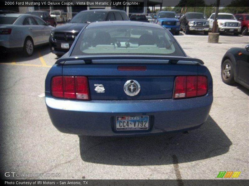 Vista Blue Metallic / Light Graphite 2006 Ford Mustang V6 Deluxe Coupe
