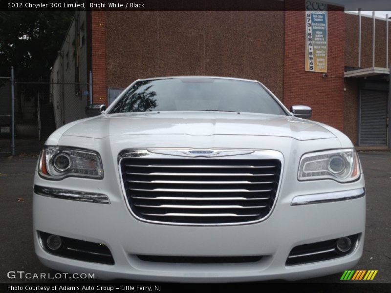 Bright White / Black 2012 Chrysler 300 Limited