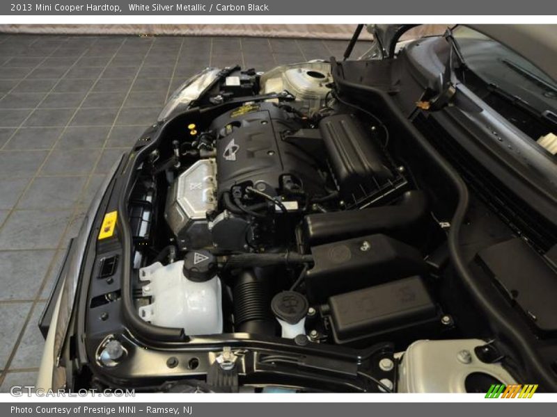 White Silver Metallic / Carbon Black 2013 Mini Cooper Hardtop
