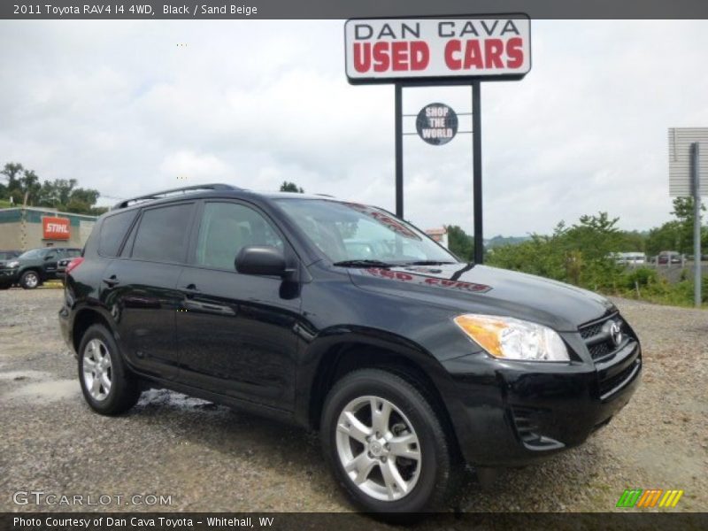 Black / Sand Beige 2011 Toyota RAV4 I4 4WD