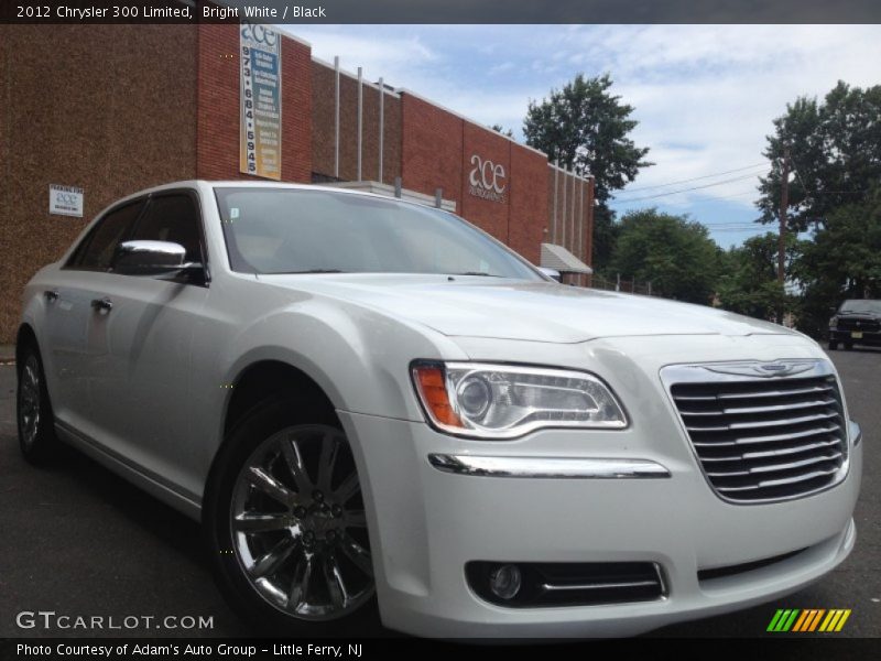 Bright White / Black 2012 Chrysler 300 Limited