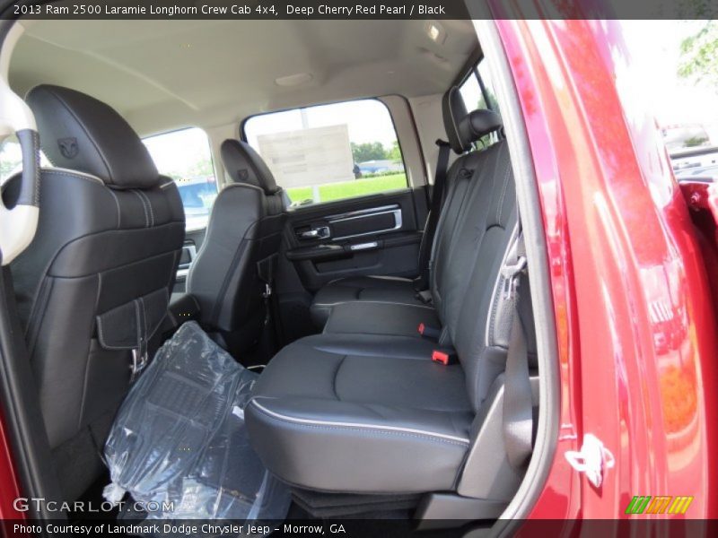 Rear Seat of 2013 2500 Laramie Longhorn Crew Cab 4x4
