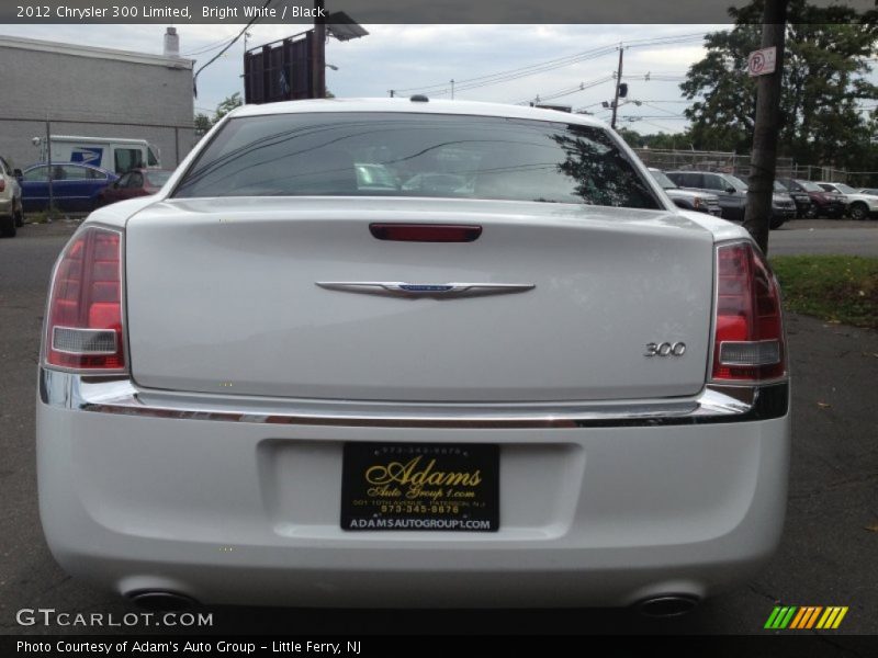 Bright White / Black 2012 Chrysler 300 Limited