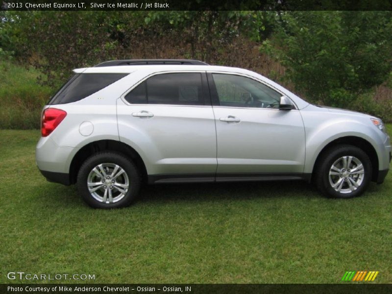 Silver Ice Metallic / Jet Black 2013 Chevrolet Equinox LT