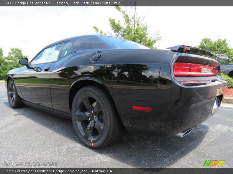 Pitch Black / Dark Slate Gray 2013 Dodge Challenger R/T Blacktop