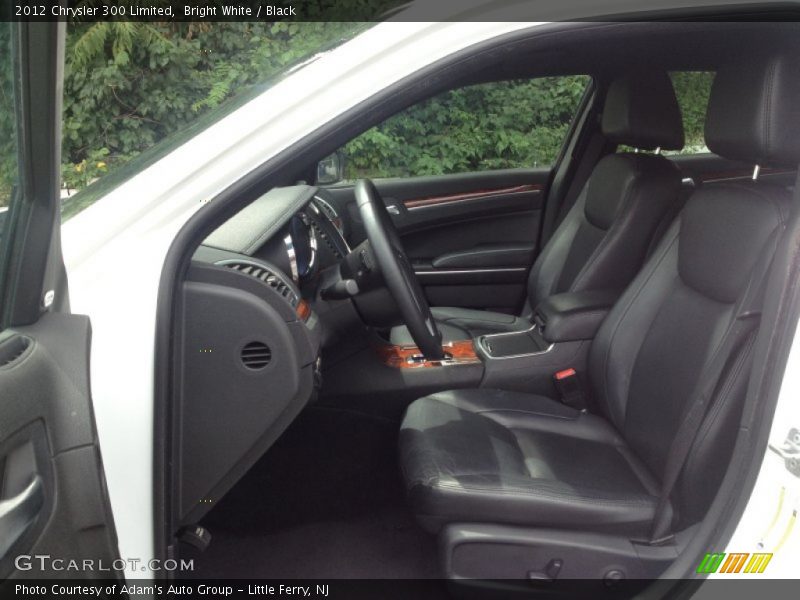 Bright White / Black 2012 Chrysler 300 Limited