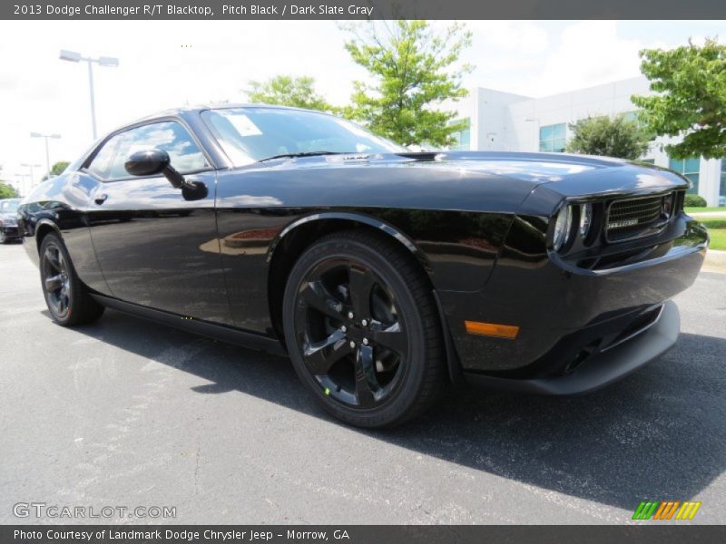 Pitch Black / Dark Slate Gray 2013 Dodge Challenger R/T Blacktop